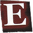 Letra E